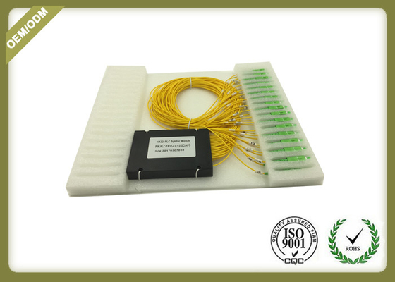 China PLC Fiber Optic Splitter With SC FC Connector For Optical Communication supplier