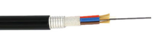 China Waterproof Outdoor Fiber Optic Cable 2~12 Core With PE Polyethylene Jacket supplier