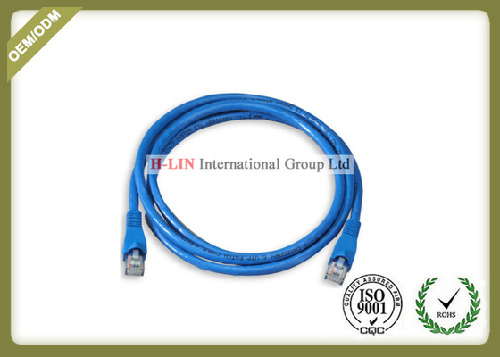 China Cat5e UTP Ethernet Network Patch Cord With RJ45 Connector Various Color Jacket supplier
