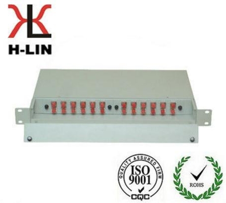 China 1U Metal Ftth Telecommunication Fiber Optic Distribution Box Frame Easy Operation supplier