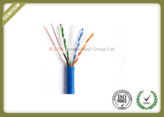 China Indoor 23AWG UTP CAT6 Network Lan Cable with  Bare Copper  PVC/LSZH Jacket supplier