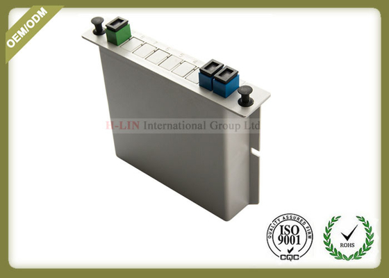 China FTTH Passive Fiber Optic Splitter Insertion Type With SC Adapter supplier