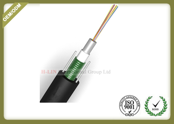 China GYXTW Outdoor Fiber Optic Cable 8 Cores PE Jacket For Duct / Aerial supplier
