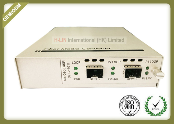 China Standalone Type Optical Media Converter 10G - BASE - FX With Full State LED Display supplier