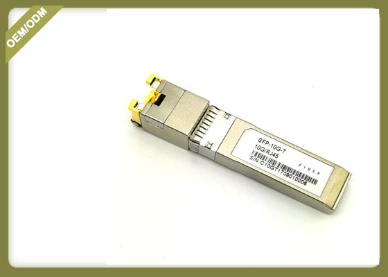 China 10GBASE-T SFP Transceiver Module Copper RJ45 Port Connector 10G Cat5 Cabling Type supplier