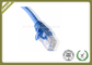 Blue Color Cat6 Network Patch Cord 24AWG With RJ45 Plug Connector supplier
