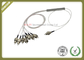 0.9mm Steel Tube Fiber Optic Cable Splitter 1x8 , Plc Optical Splitter GPON System supplier