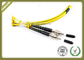 5m / 10m / 15m Fiber Optic Patch Cord Singlemode Anti - Vibration With Yellow Color supplier
