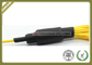 Single Mode Fiber Optic Patch Cord , Optical Fiber Jumper With Yellow Color supplier