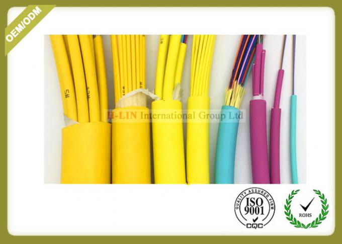 Inner Rip Out Cable Indoor Fiber Optic Cable 12core multi-core breakout cable with tight ...