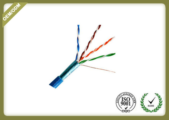 China Cat5e FTP/ STP Network Fiber Cable , Shielded Twisted Pair Ethernet Cable supplier