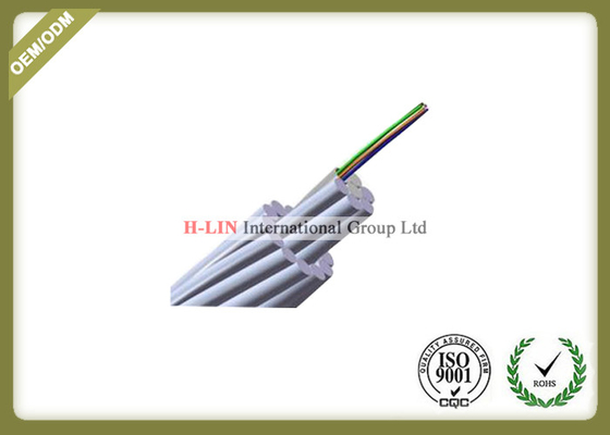 China Optical Ground Wire OPGW Outdoor Fiber Optic Cable , Multi Core Fiber Optic Cable supplier