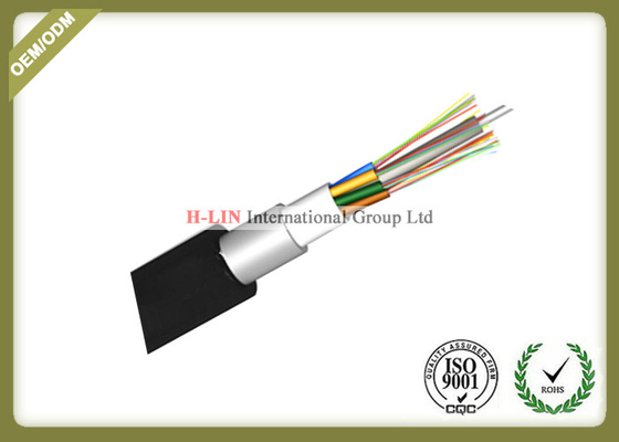 China Outdoor Stranded Loose Tube Fiber Optic Cable With Aluminum Polyethylene Laminate supplier