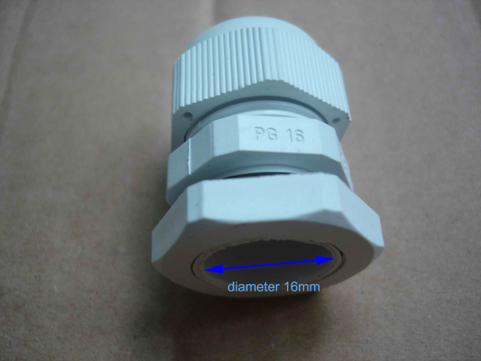 China Waterproof Fiber Optic Accessories PG Nylon Fiber Optic Cable Gland Diameter 16mm supplier