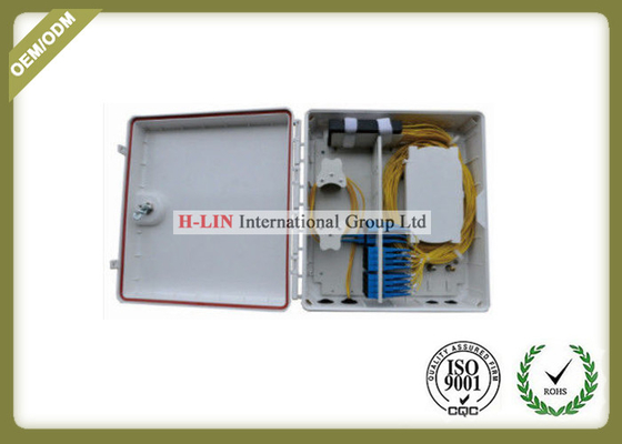 China Outdoor Fiber Optic Termination Box / Plastic Splitter Distribution Box For Drop Cable supplier