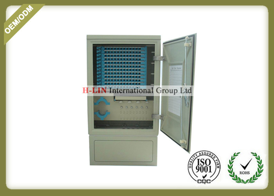 China 144 Core Outdoor Fiber Optic Distribution Cabinet With Various Types Connector supplier