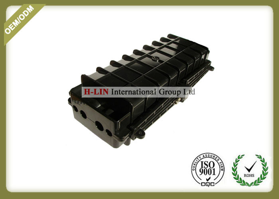 China In Line Type Fbier Optic Closure Horizontal 4 In 4 Out 48 Core / 96 Core Capacity supplier