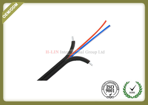 China LSZH 2core  G657 Bow type FTTH fiber cable with PVC or LSZH jacket supplier