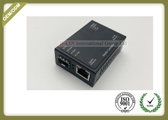 China Professional Industrial Mini size compact Optical Media Converter 10/100/1000Mbps DC 5V~12V supplier