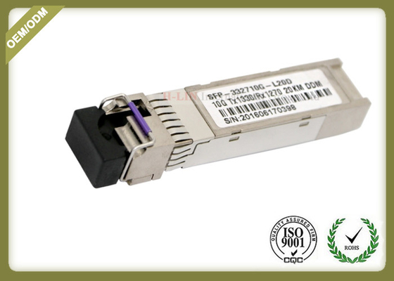 China Cisco Compatiable 10G SFP Fiber Module SM Type 20km To 80km Distance supplier