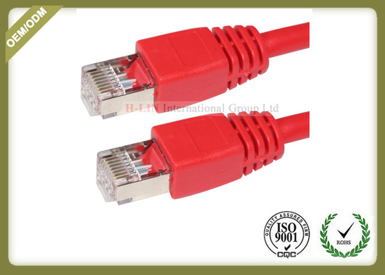 China Cat6 UTP Network Patch Cord RJ 45 Connection Pure Copper PE Jacket supplier