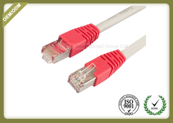China 10G / 1000 BASE -T Cat6 Network Patch Cord With Gold Plated Connector supplier