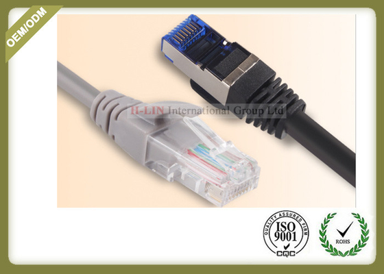 China Cat5e Network Patch Cord Solid Bare Copper With Different Kind RJ45 Connector supplier