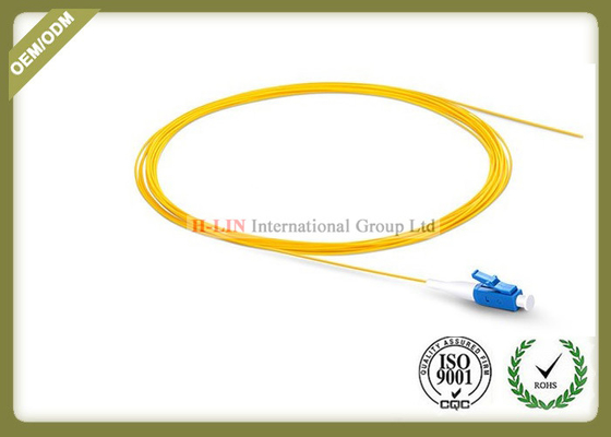 China LC / UP Simplex Fiber Optic Patch Cord 1310nm Wavelength With  PVC / LSZH Jacket supplier