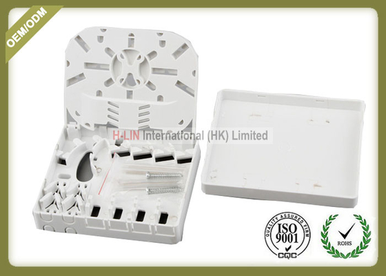 China Small Size Fiber Optic Termination Box SC Adapters White Color For FTTH supplier