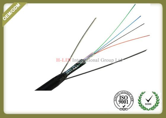 China Single Mode Armored Fiber Optic Cable Crush Resistance For Long Distance Communication supplier