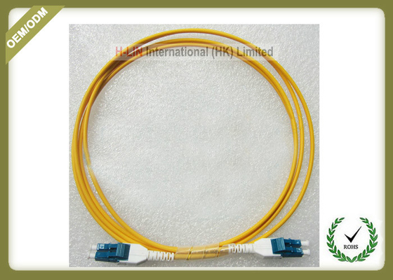 China Multimode Fiber Optic Patch Cord , Duplex Fiber Optic Cable With Low Insertion Loss supplier
