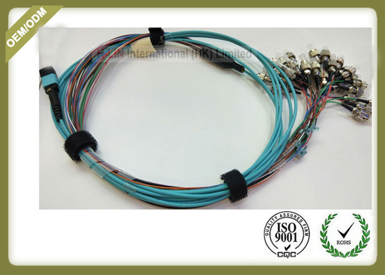 China High Density Fiber Optic Patch Cord , Optical Fiber Jumper For Medical Sensing System supplier