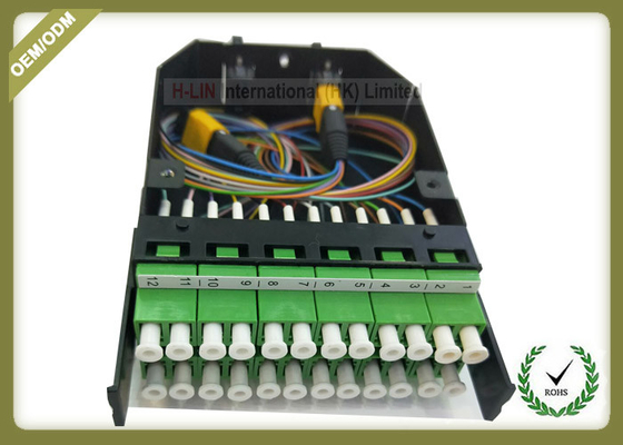 China 24 Cores FTTH Termination Box MPO Metal Cassete With LC Adapters supplier