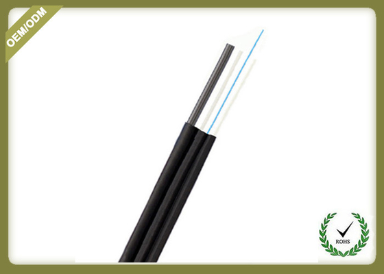 China 2 Core FTTH Fiber Optic Cable With FRP / Steel Wire Strength Member Outdoor supplier