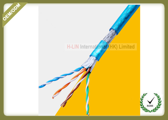 China 8 Cores Cat5e Network Cable SFTP Shield For 1000 Base - T Gigabit Ethernet supplier