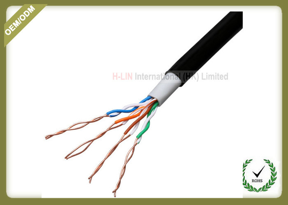 China 305 Meters Network Fiber Cable , Unshielded Twisted Pair Cable 0.5mm Diameter supplier