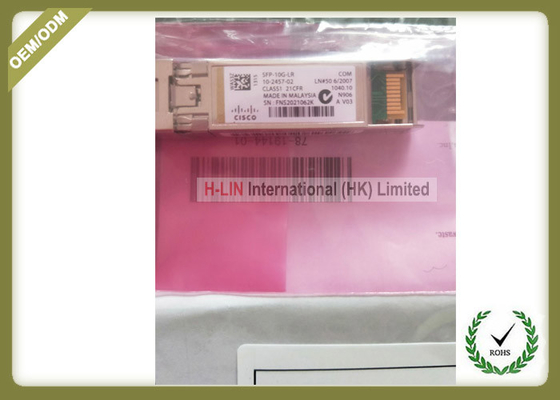 China Original Cisco SFP Fiber Module SFP-10G-LR SFP Optic Transceiver LC DX Connector supplier