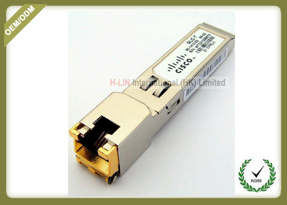 China RJ-45 Copper Fiber Optic SFP Module GLC-T New Original Cisco 1000 Base -T Standard supplier