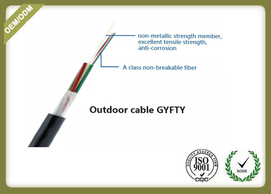 China GYFTY outdoor fiber optical cable with FRP strength member with armid yarn for supplier