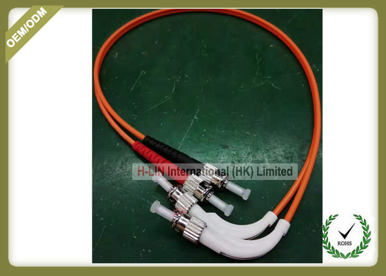 China NEW LC SC  FC ST Fiber Optic Patch Cord  for 90 degree tail bend connector supplier