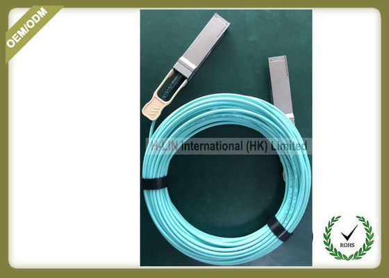 China 3.3V SFP Fiber Module Network 40G AOC Compatible QSFP+ AOC Om3 Active Optical Cables supplier