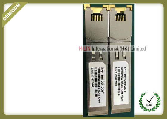 China Wholesale compatible 1000BASE-T SFP copper 100m Transceiver Module supplier