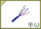 Pure Copper Cat5e UTP Cable For Network ,  24awg Unshielded Twisted Pair Cable supplier