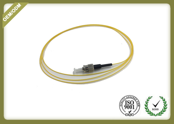 ST Simplex Single Mode Fiber Optic Patch Cord , Fiber Optic Pigtail With 0.9mm Tight Fiber supplier