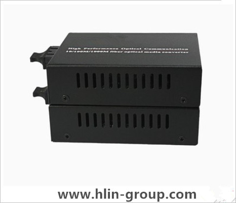 Dual Fiber Optic Media Converter Gigabit , Network Media Converter For Communication supplier