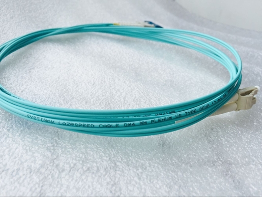 OM4 LC-SC Fiber Optic Patch Cord , Duplex Multimode Fibre Patch Leads supplier