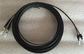 Black Color ST-HFBR Duplex Fiber Patch Cord Multimode With Four Connector supplier