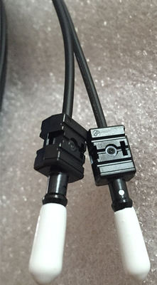 Black Color ST-HFBR Duplex Fiber Patch Cord Multimode With Four Connector supplier
