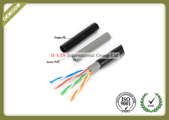 HDPE Insulation Cat5e STP / FTP Network Lan Cable Twisted Pair 24AWG supplier