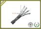 Cat6A FTP PVC 0.57mm Network Fiber Optic Ethernet Cable With CCA Conductor supplier